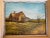 Vintage 1970’s palette knife oil painting of a farm landscape. Signed to the lower right, measures 8 x 10”.