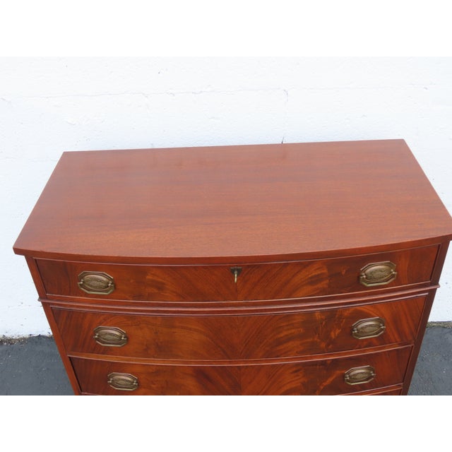 Flame Mahogany Low Dresser Bathroom Vanity 6898 For Sale - Image 15 of 18