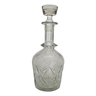 Art Deco Crystal Carafe, Germany, 1900s For Sale