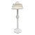 Antique Woven Wicker Floor Lamp For Sale