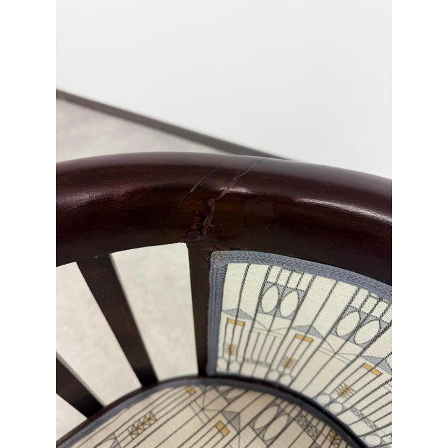 Secession No. 423 Fledermaus Armchair attributed to Josef Hoffmann, 1890s For Sale - Image 11 of 16