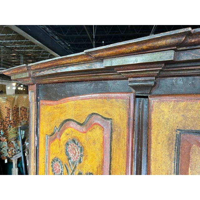 17th Century Walnut Armoire - 17th Century Northern Italian Armoire A' 4 Portes For Sale - Image 5 of 13