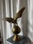 Metal Vintage Brass Eagle on Globe Sculpture For Sale - Image 7 of 12