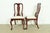 Henkel Harris Queen Anne Solid Mahogany Dining Chairs, Set of Six For Sale - Image 10 of 14