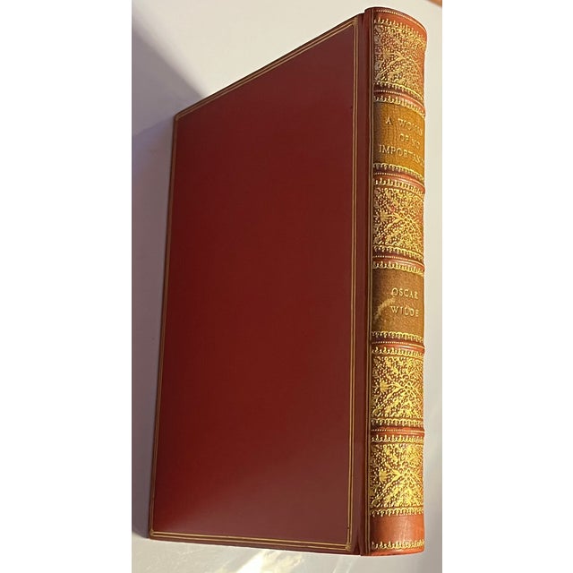 Fine Red Leather Binding - A Woman of No Importance - A Play by Oscar Wilde, London 1908 For Sale - Image 4 of 12