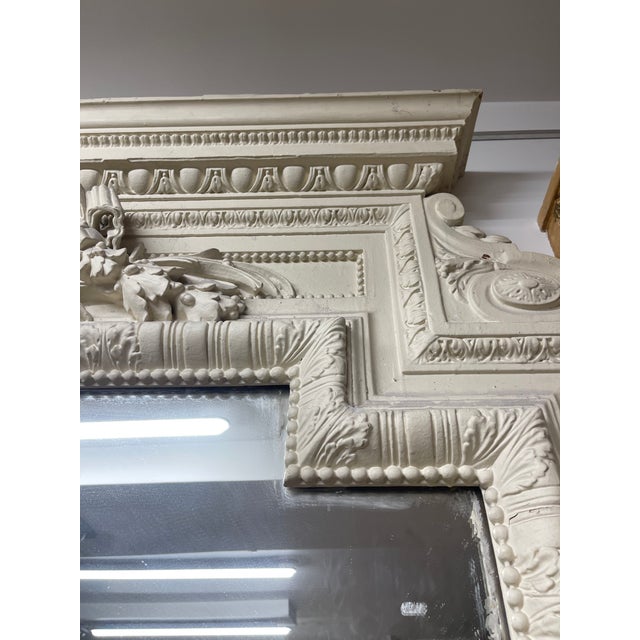 Antique Mirror with Moldings, 1890s For Sale - Image 5 of 6