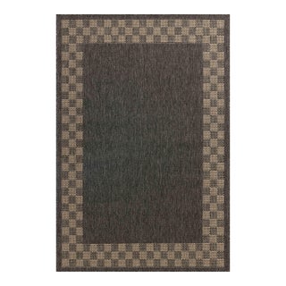 Chris Loves Julia x Loloi Providence Charcoal / Natural 5'-0" x 7'-7" Area Rug For Sale