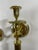 Vintage Brass Neoclassical Style Candle Wall Sconces - A Pair For Sale - Image 9 of 18