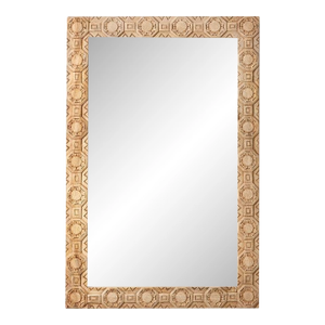 Jamie Young Relief Carved Rectangle Mirror