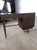 Wood Mid Century Modern Four Drawer Writing Desk With Chrome Hardware by Stanley Furniture For Sale - Image 7 of 10