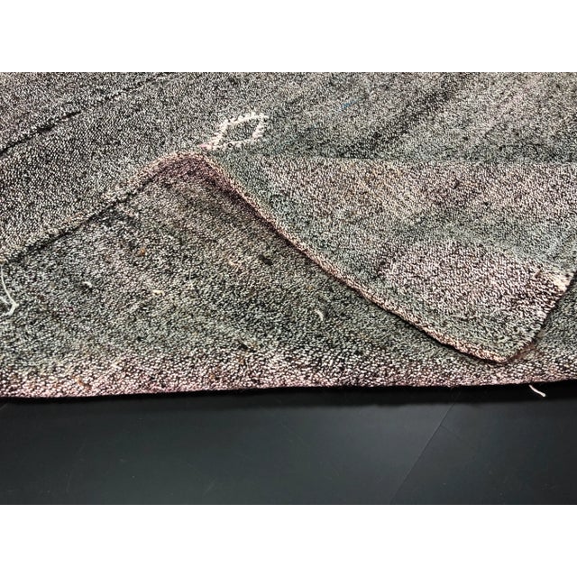 1960s Vintage Turkish Kilim Rug - 7′3″ × 11′6″ For Sale - Image 4 of 11