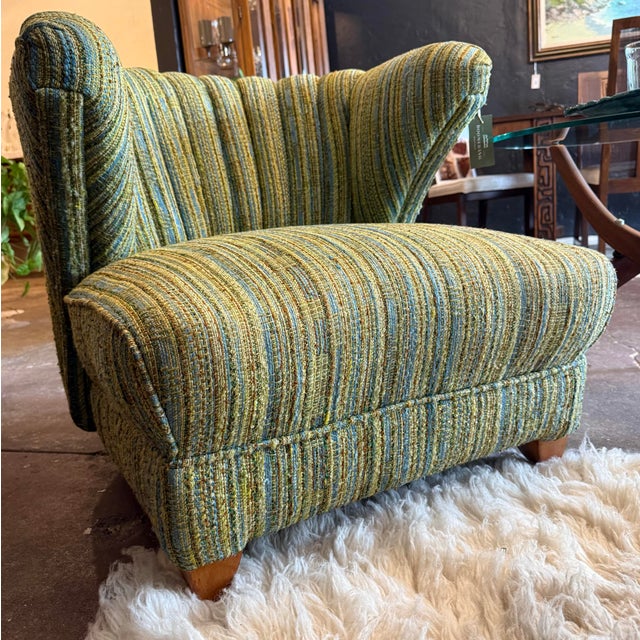 Mid Century Modern Karpen of California Channel Back Lounge Chair For Sale - Image 9 of 12