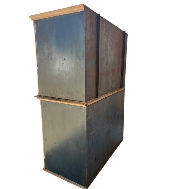 French Genuine, Lined -French Pine Bakers Cabinet For Sale - Image 3 of 6