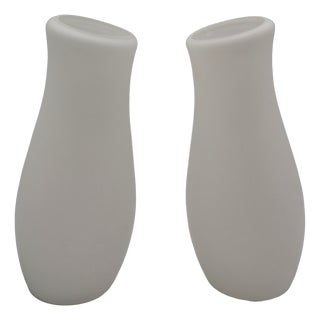 Mylonit Frosted Glass Table Lamps by Kristin Leibel & Kristian Andrèason for Ikea, 1990s, Set of 2 For Sale