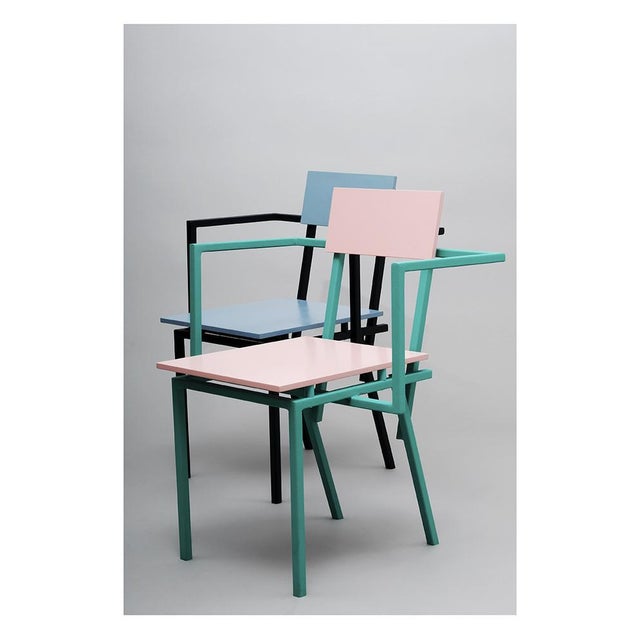 Banco Pink Armchair by Clémence Seilles for Stromboli Design For Sale - Image 6 of 7