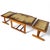 Brown Mid-Century Danish Nesting Tables in Teak with Ceramic Tile Tops, 1960s, Set of 3 For Sale - Image 8 of 8