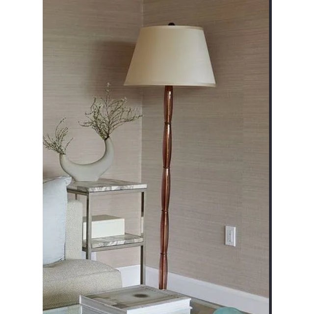 Rose 1980s Modern John Hutton for Donghia Murano Glass Floor Lamp For Sale - Image 8 of 8