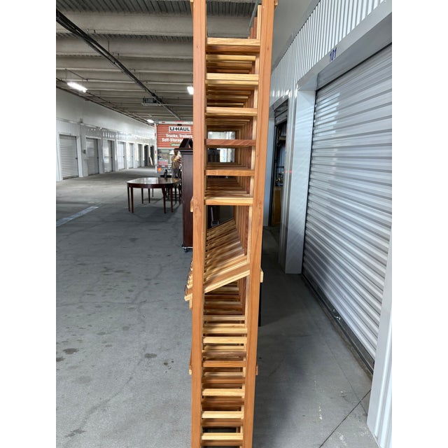 Modern Heart of Redwood 150 Bottle Wine Rack, 21st Century For Sale - Image 3 of 6