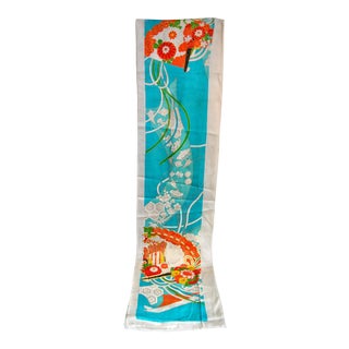 Japanese Hanayome Noren Curtains Silk Fabric- 3 Yards For Sale