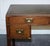 Vintage Military Campaign Leather Top Writing Table Desk from Harrods London For Sale - Image 5 of 17