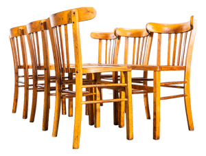 Vintage Farmhouse Dining Chair, 1950s, Set of 6