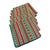 Vintage Red and Green Holiday Cocktail Napkins -Set of 6 For Sale