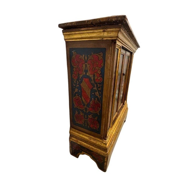 Florentine Hand Painted Cabinet With Classical Figural Depictions, C. Mid 1800s For Sale In Miami - Image 6 of 12