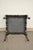 Antique Schmieg & Kotzian Mahogany Wood Queen Anne Square Stool Bench Ottoman For Sale - Image 10 of 11