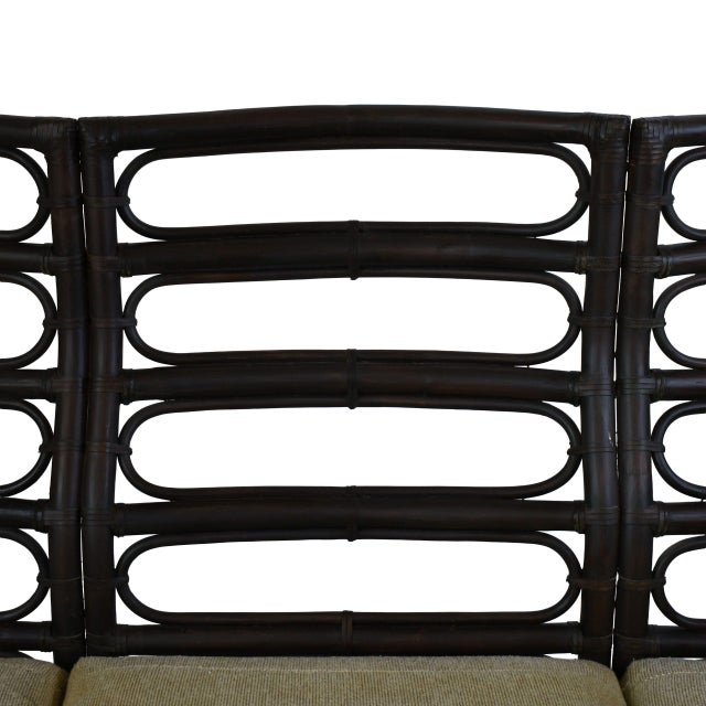 Late 20th Century Vintage Rattan Sofa For Sale - Image 5 of 7