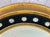 Traditional Irish Regency Style Oval Mirror With Parcel Gilt Frame and Glass Cabochons For Sale - Image 3 of 9