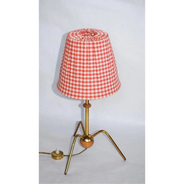 Wood Table Lamp from Rupert Nikoll, 1950s For Sale - Image 7 of 8