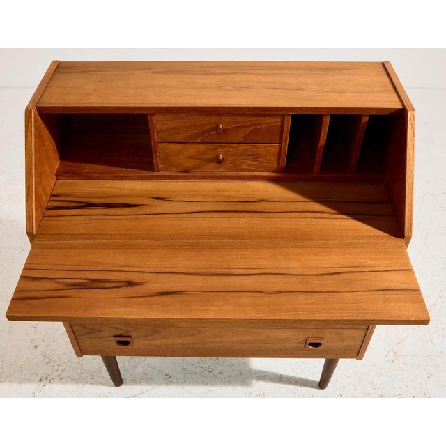 Vintage Teak Bureau Desk, 1960s For Sale - Image 12 of 14