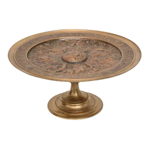Antique Tazza Grand Tour Amazonian Battle Scene Bronze