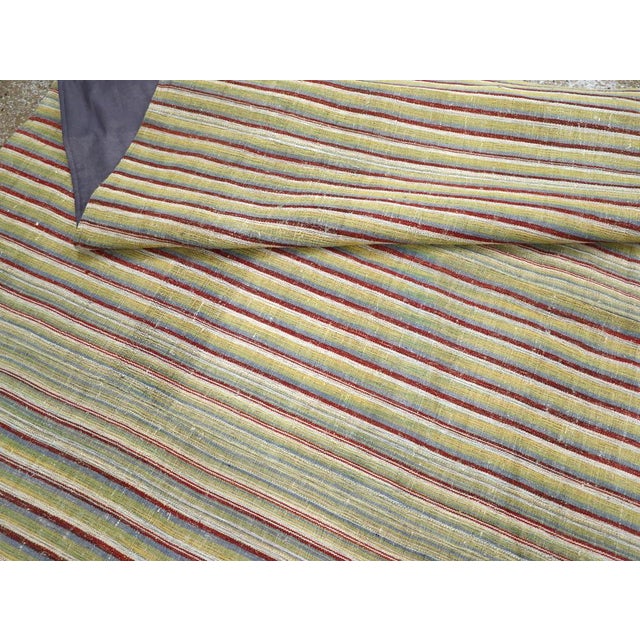 Celadon Galerie Shabab Collection Mid-20th Century Turkish Flatweave Kilim Room Size Rug For Sale - Image 8 of 8