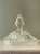 Glass 1950’s Diamond Point Pressed Glass Compote Dish For Sale - Image 7 of 8