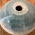 Vintage Raku Style Studio Art Pottery Blue and White Crackle Glaze Vase Signed For Sale - Image 4 of 12