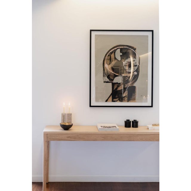 Minimalist Modern Sideboard in Ash by Pedro Sottomayor For Sale - Image 6 of 9