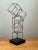 Vintage Geometric Metal Cube Sculpture For Sale - Image 10 of 12