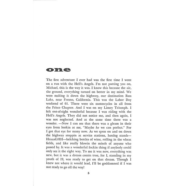"Freewheelin Frank: Secretary of the Angels: As Told to Michael McClure" 1967 Reynolds, Frank For Sale - Image 4 of 5