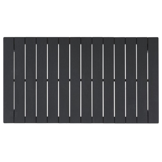 2020s Martinique Wood Patio Coffee Table, Black For Sale - Image 5 of 9