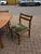 Mid-Century Modern Circular Extendable Oval Dining Table and Dining Chairs, Set of 5 For Sale - Image 5 of 14