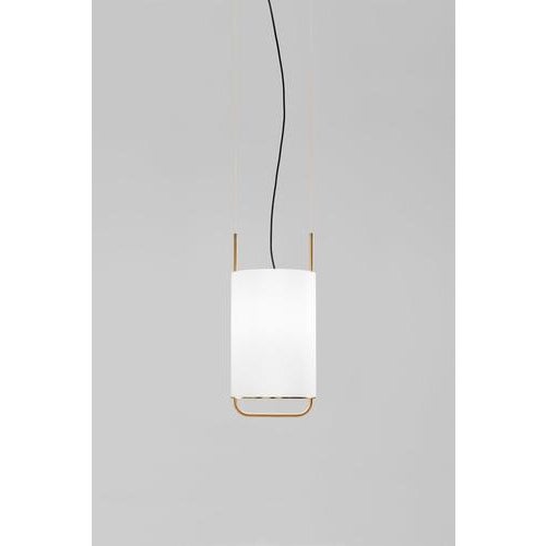Mid-Century Alistair T Suspension Lamp in Steel & Glass from Jordi Veciana For Sale - Image 4 of 9