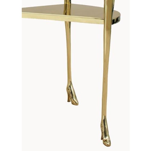 Salvador Dalí Leda Armchair Sculpture in Polished Brass by BD Barcelona, Spain For Sale - Image 9 of 13