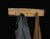 Rustic One-of-a-Kind Handcrafted Live Edge Cherry Wood Wall Hanger - Rustic Entryway Decor With Metal Pegs/Hooks For Sale - Image 3 of 5