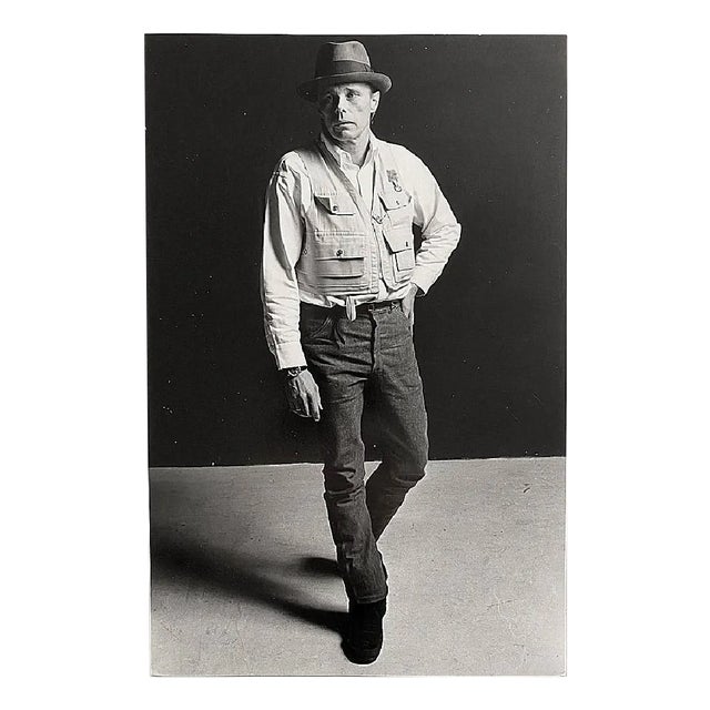 Elisabetta Catalano, Joseph Beuys, 1973, Silver Gelatin Print For Sale