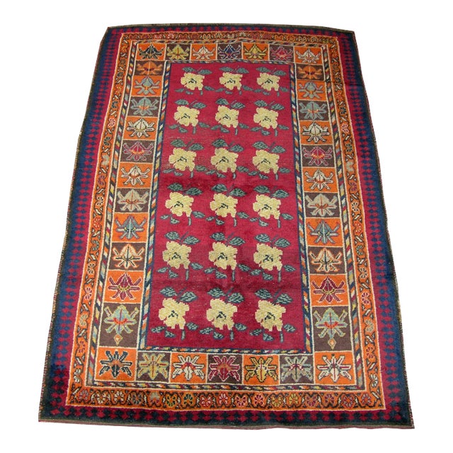 Antique Gabeh Rug 6.2x4.0 For Sale