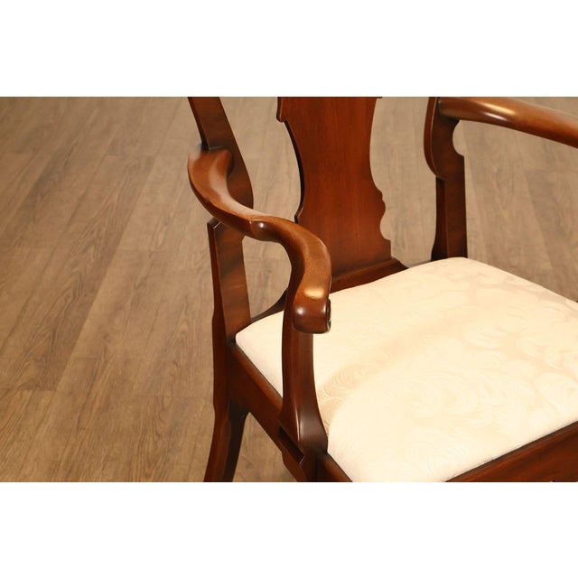 Brown Kittinger Colonial Williamsburg Pair of Mahogany Armchairs CW 151 For Sale - Image 8 of 18