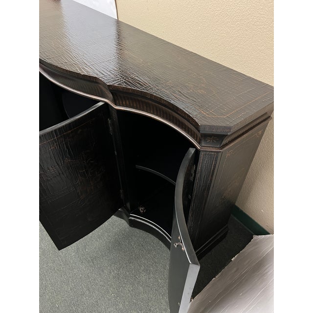 Ethan Allen Vivianne Serpentine Console Chairish