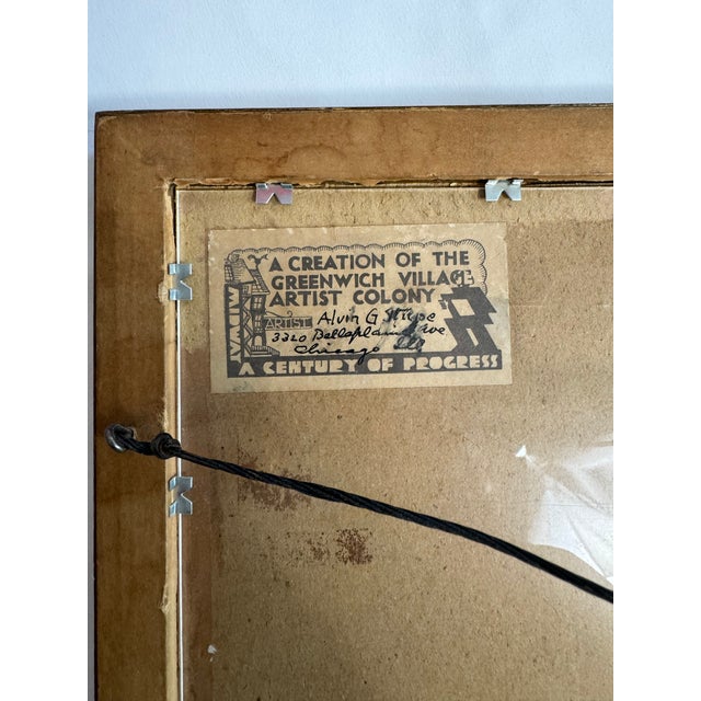 Cinnamon 1930s Landscape Painting, Illinois, Framed For Sale - Image 8 of 9