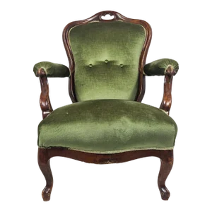 Louis Philippe Wooden Armchair, 1890s